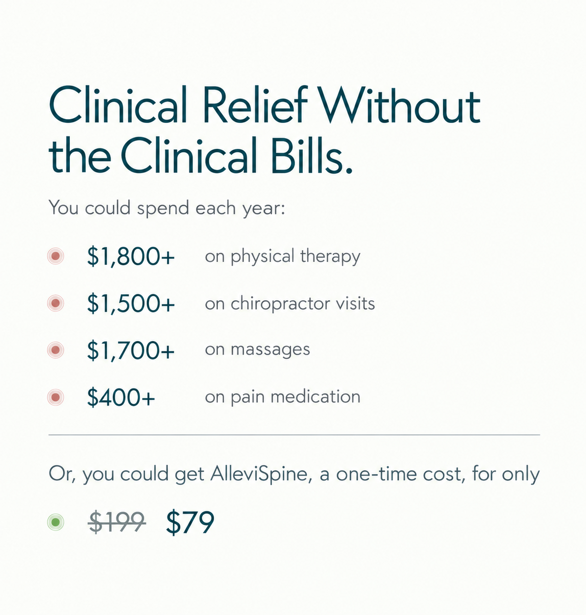 AlleviSpine 3-in-1 Neck Pain Relief